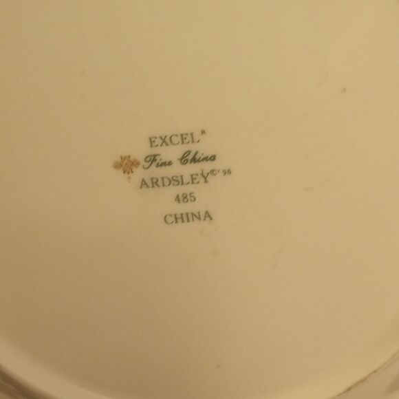 Excel fine china gold trim plate - Picture 6 of 9